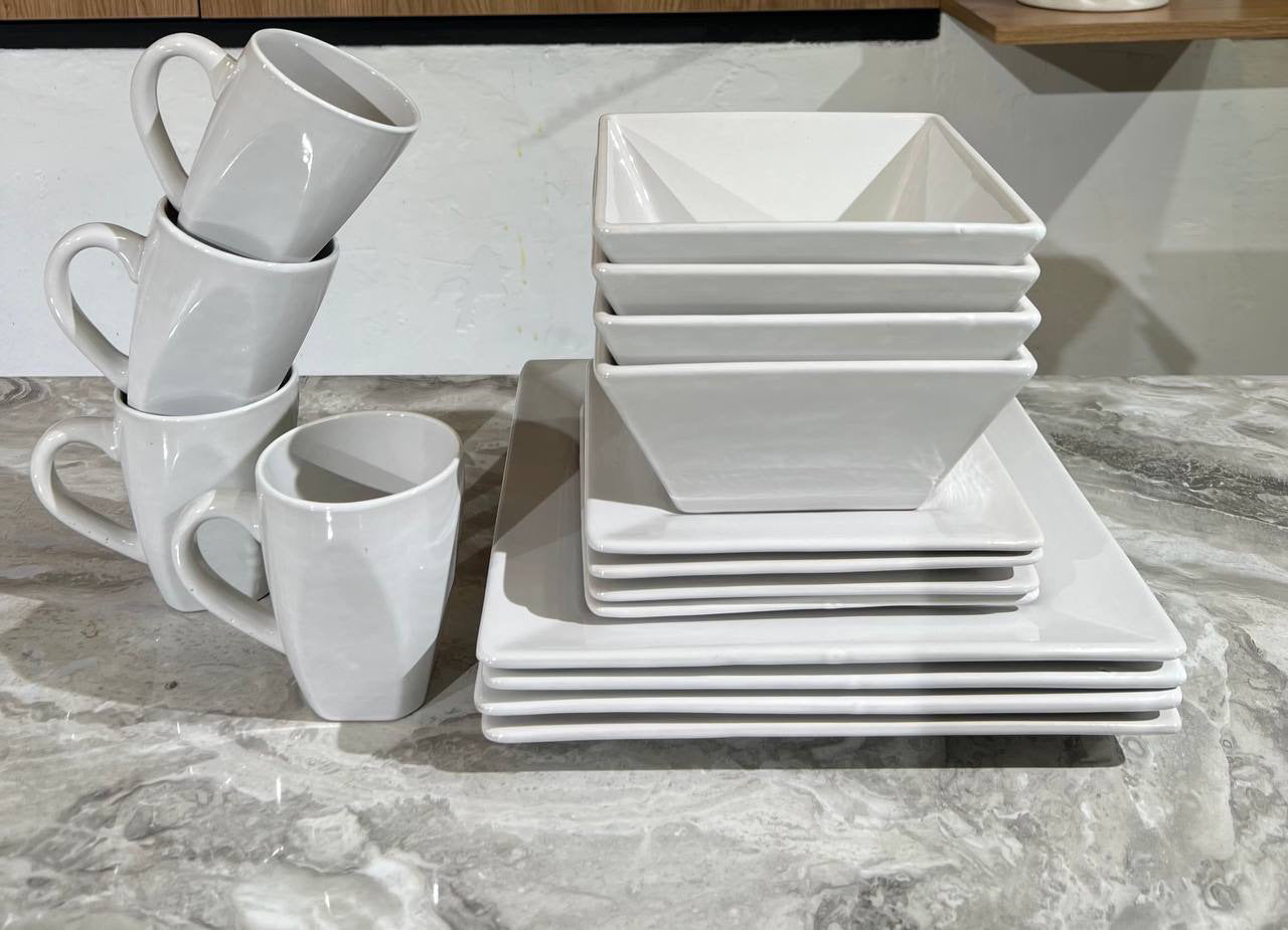 Dinner Set 16 Pieces Square